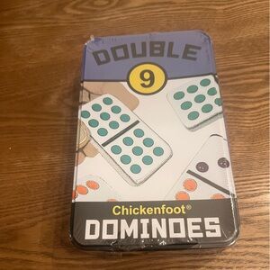 New Sealed University Games Double 9 Chickenfoot Dominoes